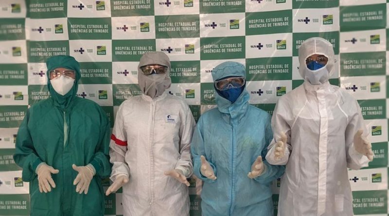 Hospital de Urgências de Trindade recebe novos EPIs para proteger equipe no atendimento a infectados
