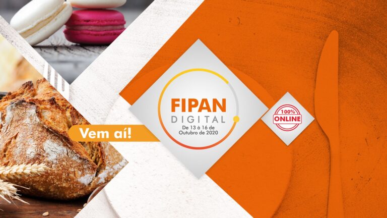 FIPAN DIGITAL 2020 - A MAIOR FEIRA DE PANIFICAÇÃO E CONFEITARIA DA AMÉRICA LATINA - ACONTECE DE 13 A 16 DE OUTUBRO