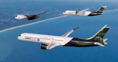 A fabricante europeia desenvolve três modelos de aeronaves, todas movidas a hidrogênio e nomeadas "ZEROe"