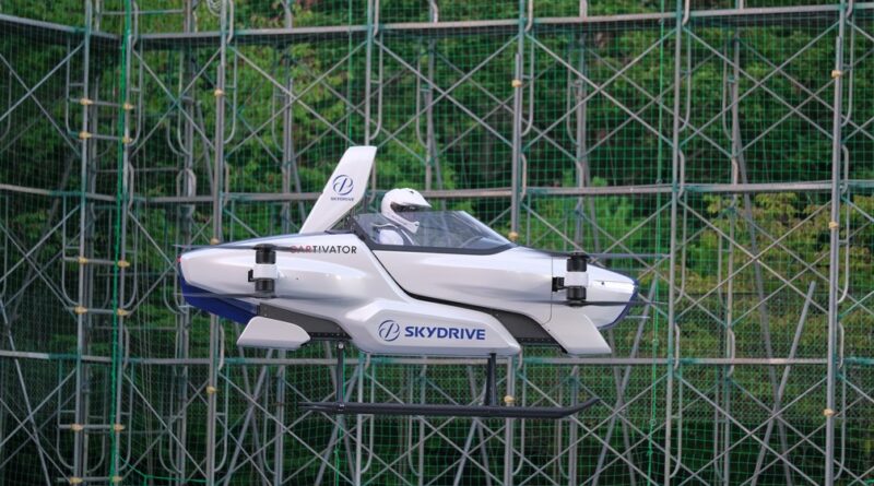Skydrive SD-03 faz voo de teste em Toyota, no Japão