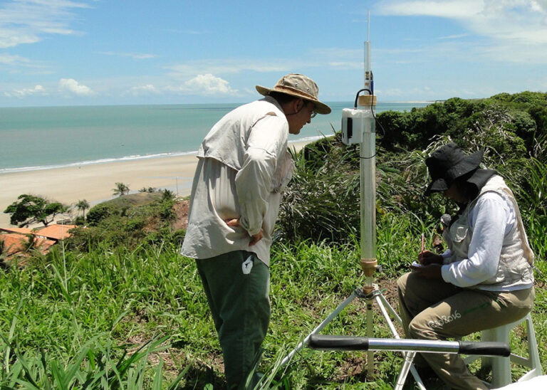 Equipamento inovador faz a medição digital da água infiltrada no solo