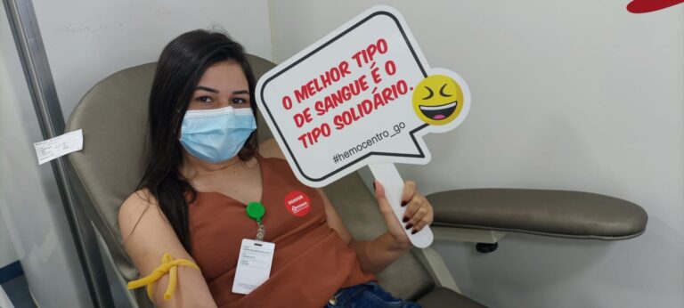 Parceria entre Hetrin e Hemocentro de Goiás tem coleta de 52 bolsas de sangue