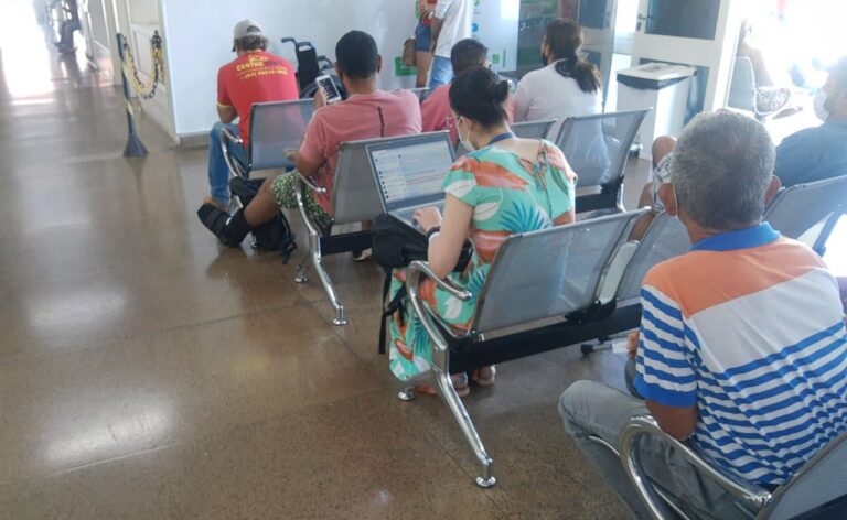 longarinas na recepção heslmb pacientes