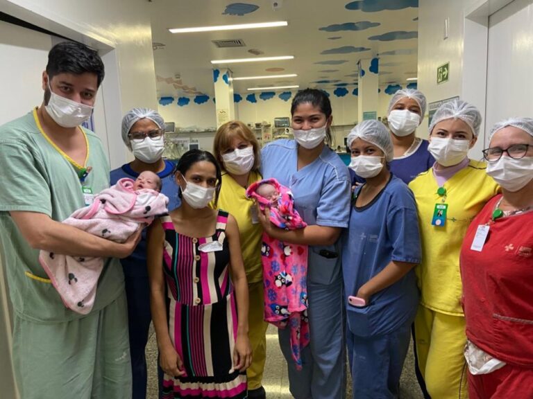 Ação conjunta entre HEF e HCN salva vida de gêmeas recém-nascidas