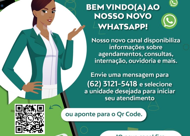 Ilutração com o contato do WhatsApp.