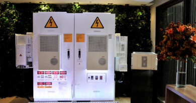 Bateria de armazenamento do sistema de energia (BESS) por Huawei e Matrix