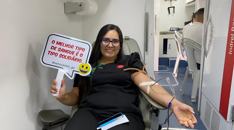 Hemocentro de Goiás coleta 71 bolsas de sangue e três cadastros de medula óssea em parceria com o Hospital Estadual de Trindade (Hetrin), unidade gerida pelo Instituto de Medicina, Estudos e Desenvolvimento (IMED)