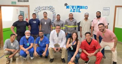 Hospital Estadual de Formosa - HEF realiza atividades para colaboradores e pacientes no mês de campanha da prevenção do câncer de próstata, unidade gerida pelo Instituto de Medicina, Estudos e Desenvolvimento - IMED