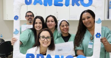 A Blitz do Janeiro Branco conscientiza colaboradores e pacientes do Hospital Municipal da Brasilândia (HMB) sobre a importância da saúde mental nas unidades geridas pelo Instituto de Medicina, Estudos e Desenvolvimento - IMED