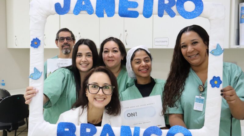 A Blitz do Janeiro Branco conscientiza colaboradores e pacientes do Hospital Municipal da Brasilândia (HMB) sobre a importância da saúde mental nas unidades geridas pelo Instituto de Medicina, Estudos e Desenvolvimento - IMED