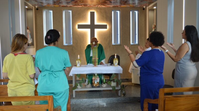 O Hospital Estadual de Trindade (Hetrin) iniciou 2025 com a primeira missa do ano, unidade gerida pelo Instituto de Medicina, Estudos e Desenvolvimento - IMED