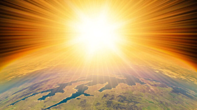 Raios cósmicos, provenientes especialmente do Sol, atingem frequentemente a Terra. Crédito: Benny Marty/ Shutterstock