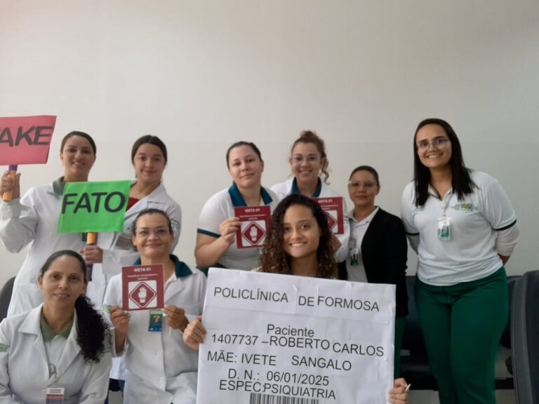 A Policlínica Estadual da Região do Entorno – Formosa reforça a segurança do paciente por meio de um treinamento interativo focado na identificação correta dos pacientes, promovendo boas práticas assistenciais.