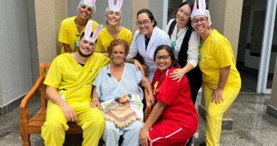 O Bingo de Páscoa, promovido pelo projeto Cuidar e Mover no Hospital Estadual Trindade - Hetrin que trouxe alegria e momentos de interação para os pacientes internados, com brindes e um café da manhã especial.