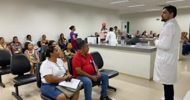 Evento realizado na Policlínica Estadual da Região do Entorno – Formosa, para conscientizar sobre a tuberculose e a importância do tratamento adequado. Unidade gerida pelo Instituto de Medicina, Estudos e Desenvolvimento - IMED