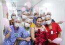 Ana Beatriz agradece a equipe do Hospital Estadual do Centro-Norte Goiano - HCN pela atenção e carinho durante a internação de sua filha Mariana na UTI Neonatal, comemorando a alta às vésperas do Dia das Mães.