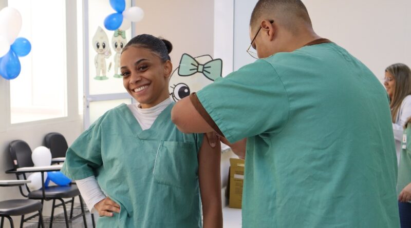 Hospital Municipal da Brasilândia (HMB) realizou campanha de vacinação para os funcionários, pensando na segurança do paciente.