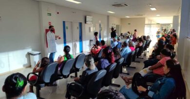 Palestra na Policlínica Estadual da Região Nordeste II – Posse sobre câncer renal, com foco no diagnóstico precoce e prevenção.